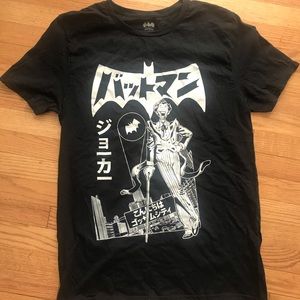 Batman The Joker Japanese Tee Shirt Black Medium